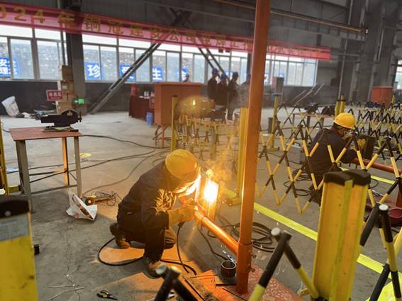 公司舉辦電焊工、電工技術(shù)比武