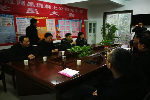 銅官區(qū)區(qū)委常委、人武部到商品混凝土公司開展專項督導(dǎo)工作