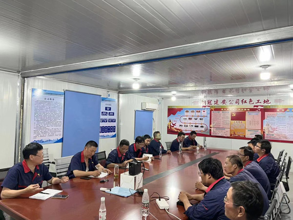 江西鑫科環(huán)保項(xiàng)目部召開“大干100天”動(dòng)員會 江西鑫科環(huán)保項(xiàng)目部召開“大干100天”動(dòng)員會